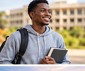 A PIIE student on campus