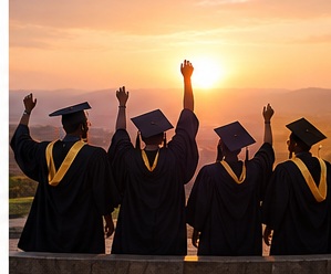 PIIE graduates at their graduation ceremony